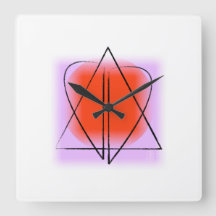 Davidster/Hart Wandklok