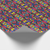 Davidster in Glas in lood - Inpakpapier (Hoek)