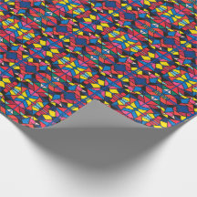 Davidster in Glas in lood - Inpakpapier