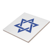 Davidster Israël Joods Premier  Tegeltje (Zijkant)