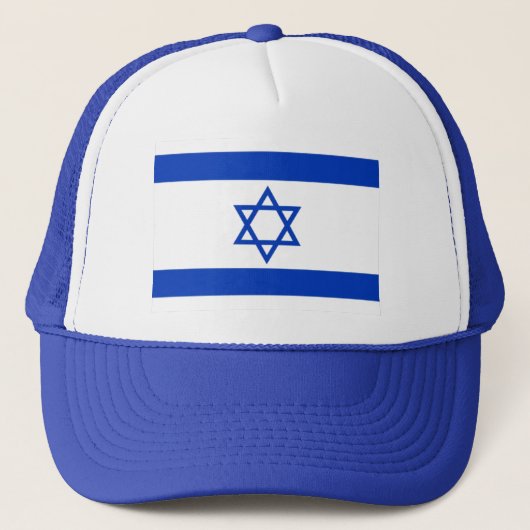 Davidster, Israël-vlag, Joodse pet (Voorkant)