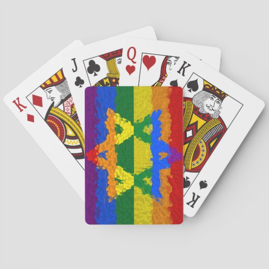 Davidster - Joods - Gay Pride Speelkaarten (Achterkant)