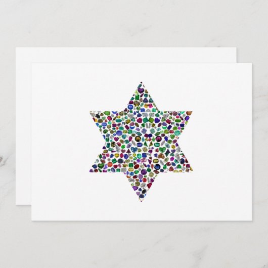 Davidster Kaart (Voorkant / Achterkant)