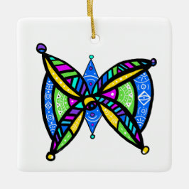Davidster - keramisch ornament