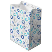 Davidster Medium Cadeauzakje (Achterkant Gekanteld)