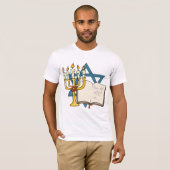 Davidster Religieus Heren T-shirt (Voorkant volledig)