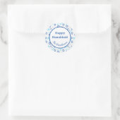 Davidster Ronde Sticker (Tas)