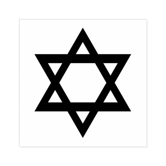 Davidster Rubberstempel (Afrduk)