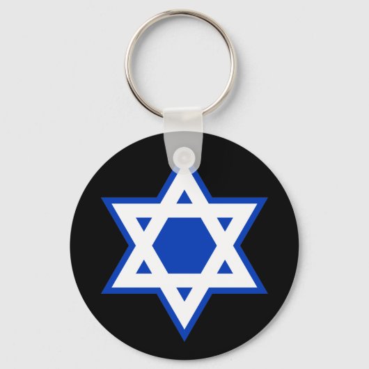 Davidster Sleutelhanger (Voorkant)
