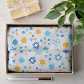 Davidster Sneeuwvlokken Tissuepapier (Geschenk)