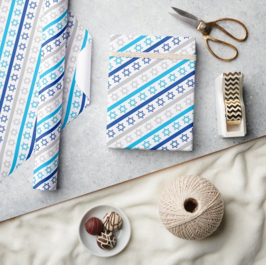 Davidsterren voor Hanukkah Cadeaupapier (Crafts)