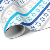 Davidsterren voor Hanukkah Cadeaupapier (Rol Hoek)