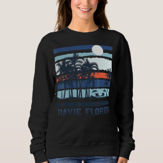 Davie Florida Summer 80s Beach Souvenirs Trui