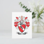 Davies Family Crest Coat of Arms Briefkaart (Staand voorkant)