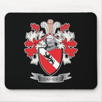 Davies Family Crest Coat of Arms Muismat
