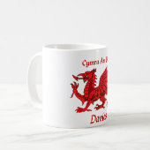 Davies Welsh Dragon Koffiemok (Voorkant links)