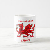 Davies Welsh Dragon Koffiemok (Center)