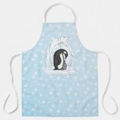 Davin and Annie the Penguins All-Over Print Schort (Voorkant)