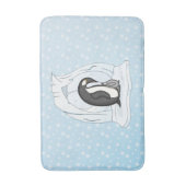 Davin en Annie de Penguins Bath Mat (Voorkant Verticaal)