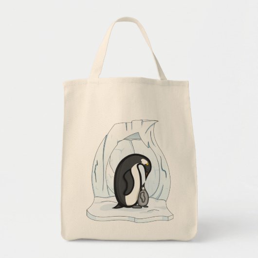 Davin en Annie de Penguins Canvas tas (Voorkant)