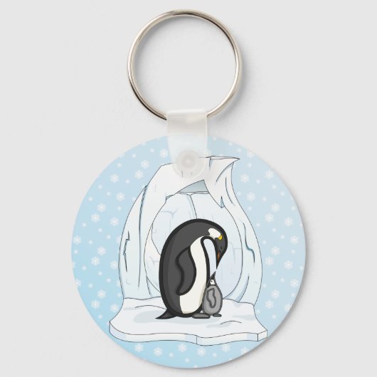 Davin en Annie de Penguins Sleutelhanger (Voorkant)