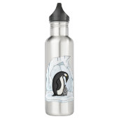 Davin en Annie de Penguins Water Bottle Waterfles (Links)