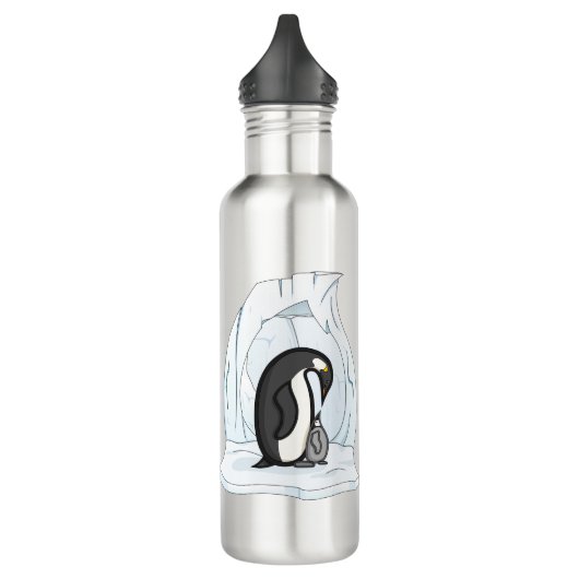 Davin en Annie de Penguins Water Bottle Waterfles (Links)