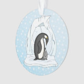 Davin en Annie de Pinguïns Acryl Ornament (voorkant)