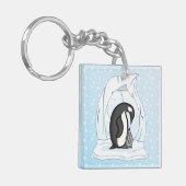 Davin en Annie de Pinguïns Acryl Sleutelhanger (Voorkant Links)