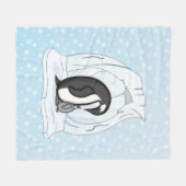 Davin en Annie de Pinguïns Fleece Deken (Voorkant (Horizontaal))