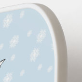 Davin en Annie de Pinguïns Pickleball Paddle (Links Detail)