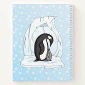 Davin en Annie de Pinguïns Spiraal Notebook Notitieboek (Achterkant)
