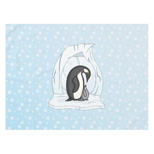 Davin en Annie de Pinguïns Tafelkleed (Voorkant (Horizontaal))
