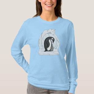 Davin en Annie de Pinguïns Vrouwen Donker Shirt