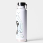 Davin en Annie de Pinguïns Waterfles (Achterkant)