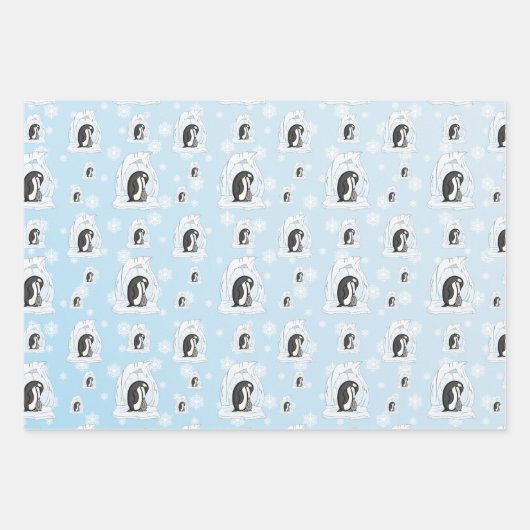 Davin en Annie de Pinguïns Wrapping Paper Set (Voorkant 2)