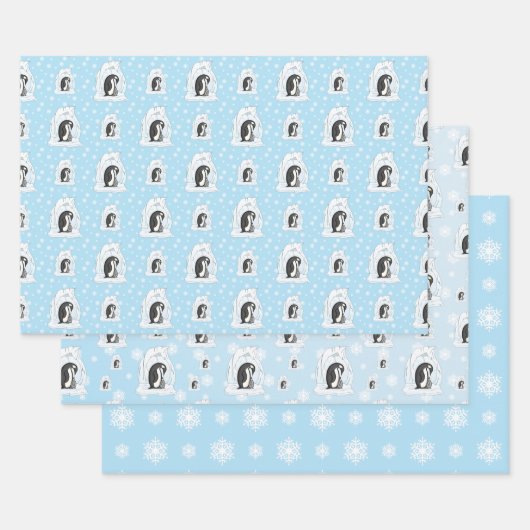 Davin en Annie de Pinguïns Wrapping Paper Set (Set)