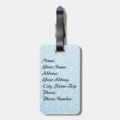 Davin en Annie het Bagagelabel Penguins (Achterkant verticaal)