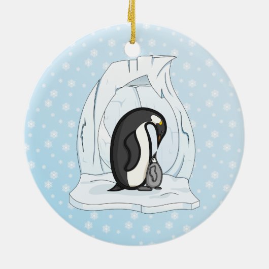 Davin en Annie het Ornament Penguins (Achterkant)