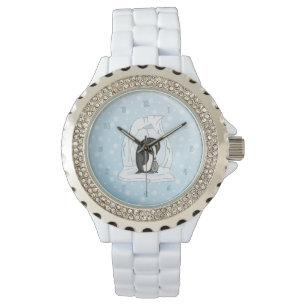 Davin en Annie the Penguin Watch Horloge