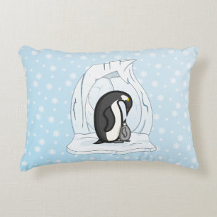 Davin en Annie the Penguins Accent Pillow Kussen