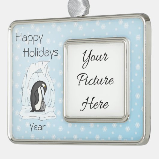 Davin en Annie the Penguins Lijst Ornament (Links)