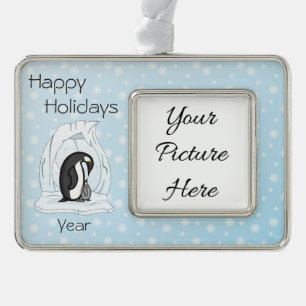 Davin en Annie the Penguins Lijst Ornament