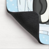 Davin en Annie the Penguins Mousepad Muismat (Hoek)