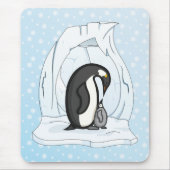 Davin en Annie the Penguins Mousepad Muismat (Voorkant)