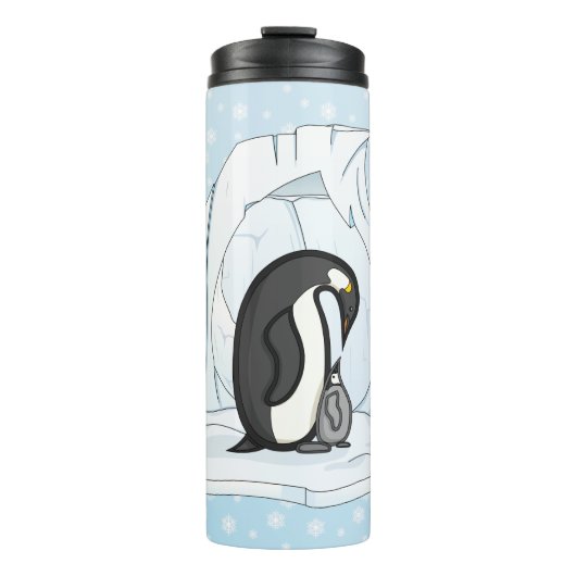 Davin en Annie the Penguins Thermal Tumbler Thermosbeker (Voorkant)