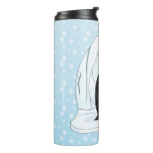 Davin en Annie the Penguins Thermal Tumbler Thermosbeker (Gedraaid links)