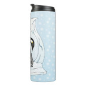 Davin en Annie the Penguins Thermal Tumbler Thermosbeker (Geroteerd rechts)