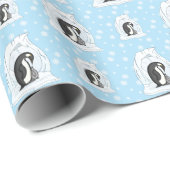 Davin en Annie the Penguins Wrapping Paper Cadeaupapier (Rol Hoek)