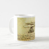 Davinci Helicopter-ontwerp Koffiemok (Voorkant links)
